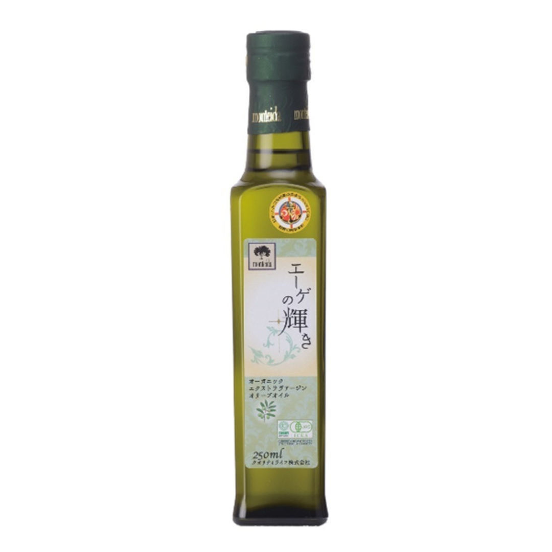 クオリティソフト株式会社が販売するエクストラバージンオリーブオイル「エーゲの輝き」 全2種