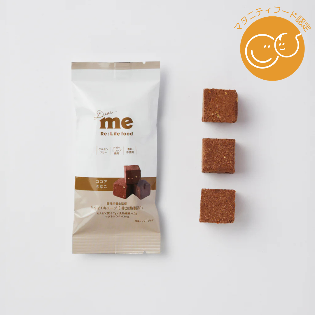 梅花堂紙業株式会社が販売するDear me たんぱくキューブ  3個入　全3種