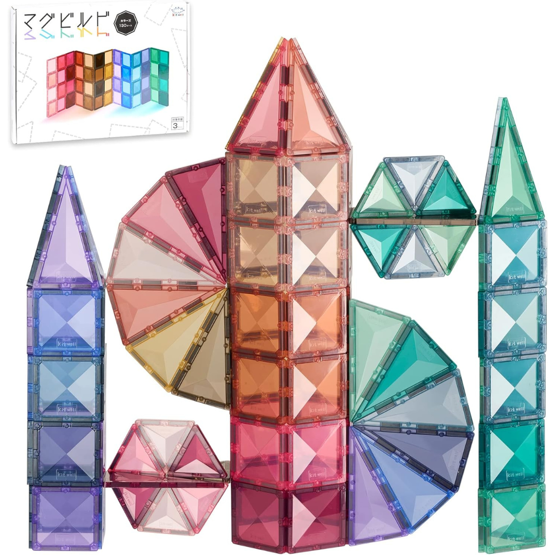 株式会社キットウェルが販売するマグビルドカラーズ130ピース