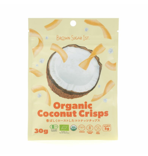 食物繊維が摂れるヘルシースナック　Organic Coconut Crisps