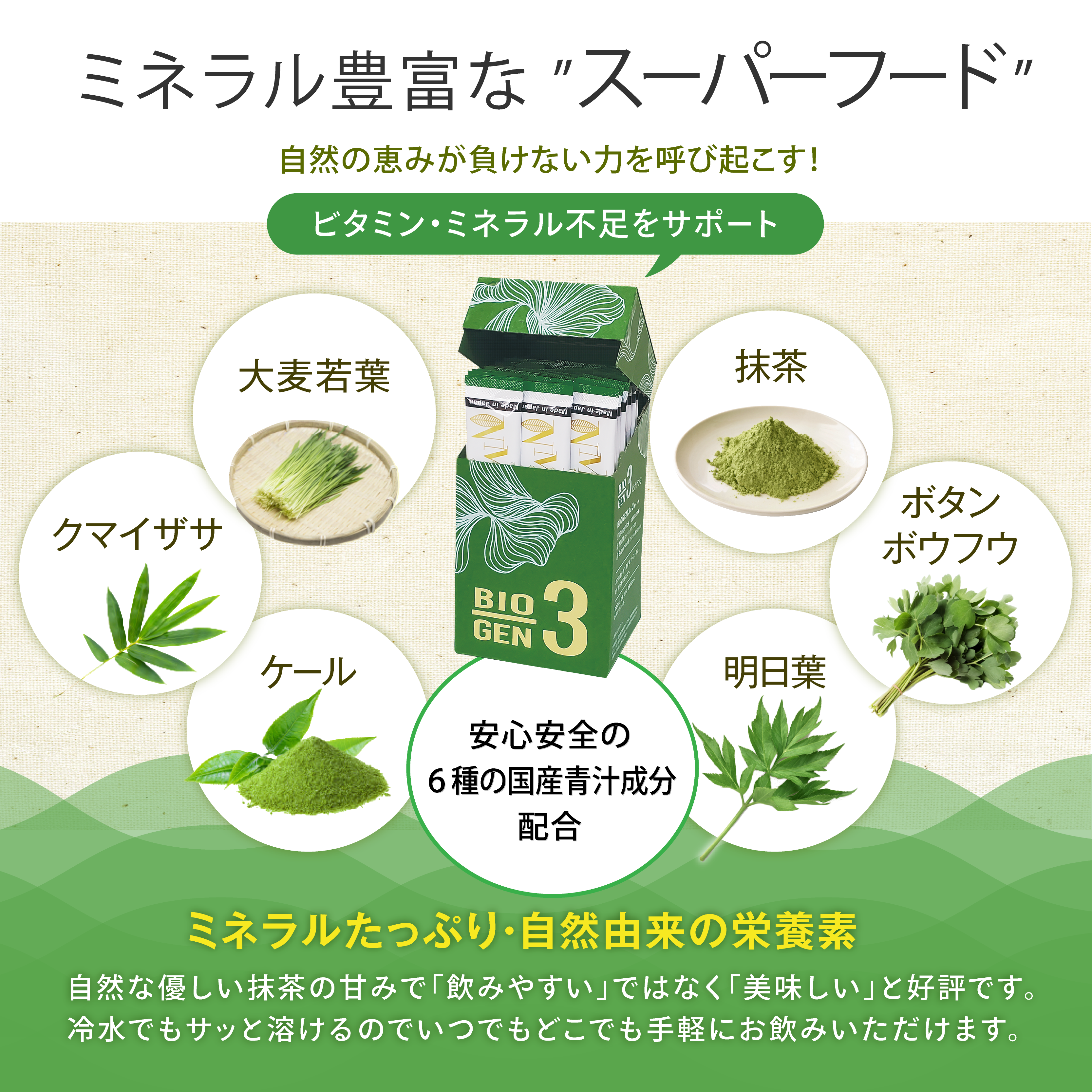 株式会社和クリエイトが販売するBIOGEN3（30包入）