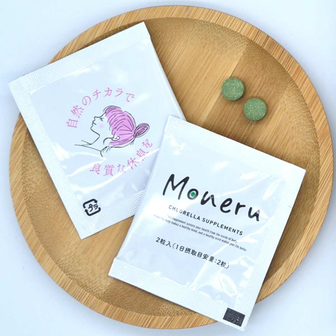 株式会社アルガルバイオが販売する藻サプリメントMoneru〈タブレット〉全2種