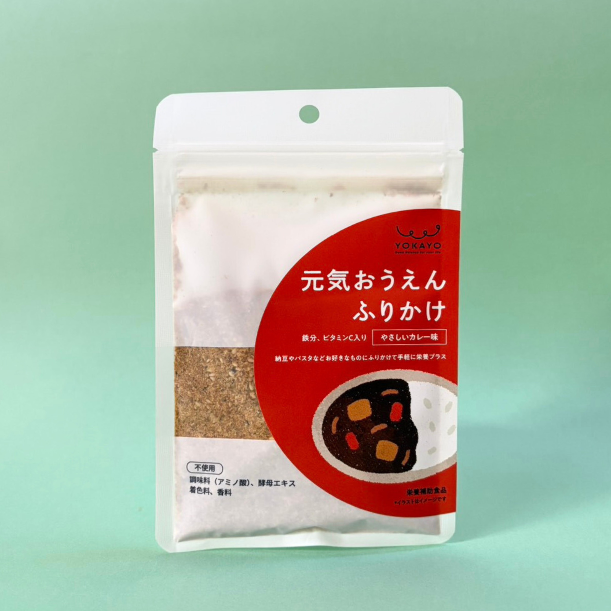 マモフ合同会社が販売する元気おうえんふりかけ　やさしいカレー味