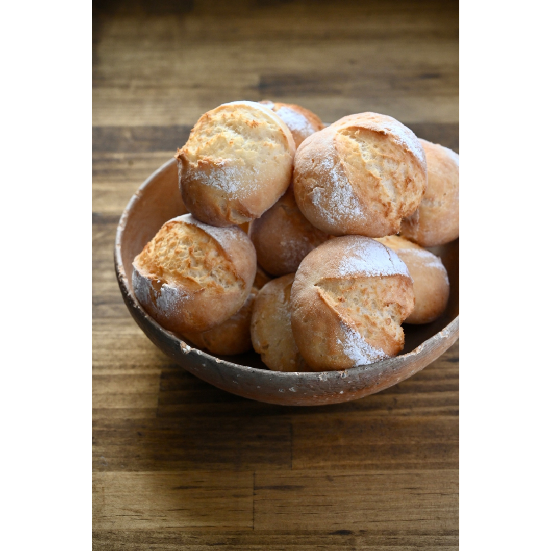 パンとおやつのはるこめが販売する米粉まるぱん（3個セット）