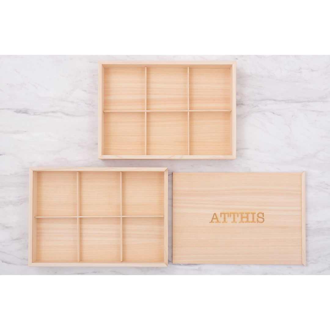 檜のお重箱｜木曽ヒノキ一段二段・職人仕立て