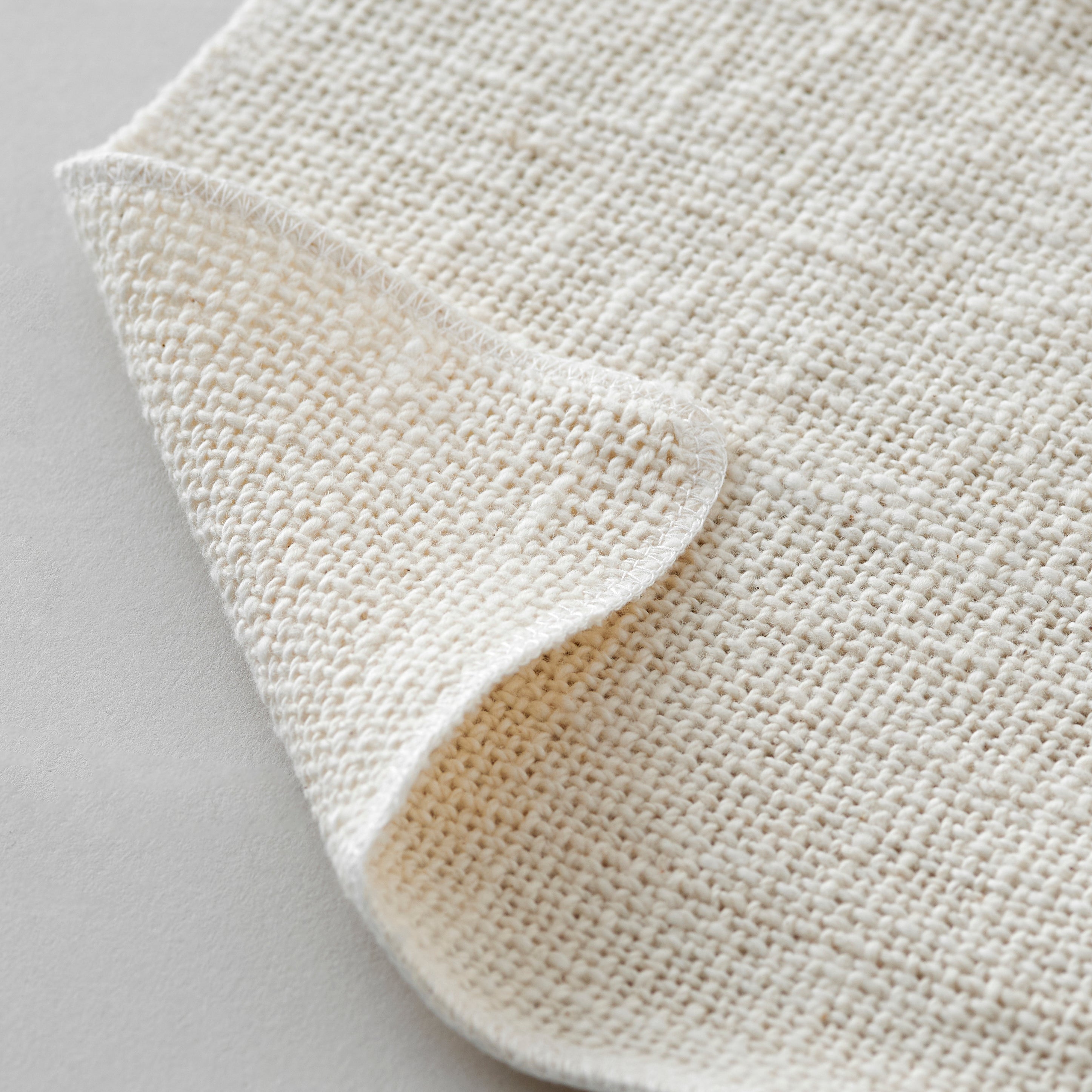 益久染織研究所が販売するガラ紡の和防布30x30