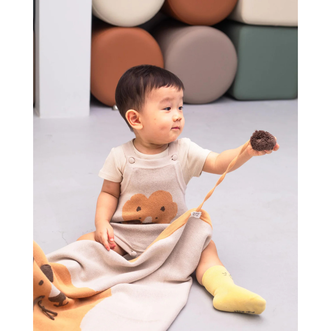 MAYNAMI株式会社が販売するライオンニットブランケット　