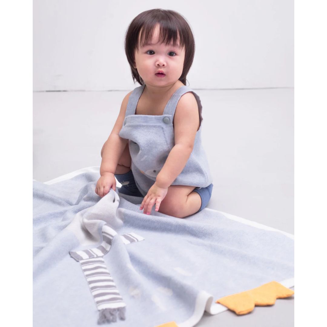 MAYNAMI株式会社が販売するペンギンニットブランケット　