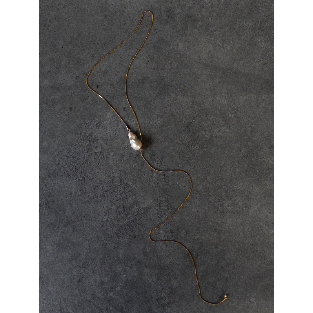 petite anneが販売するスライド式ネックレス〜淡水パール(1点物)