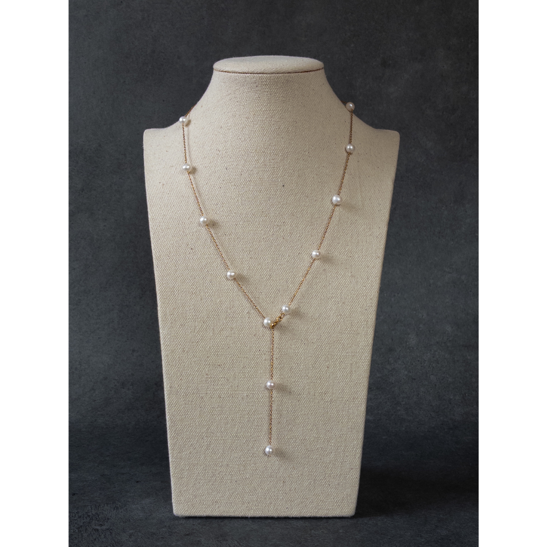 petite anneが販売する3wayステーションネックレス〜淡水パール