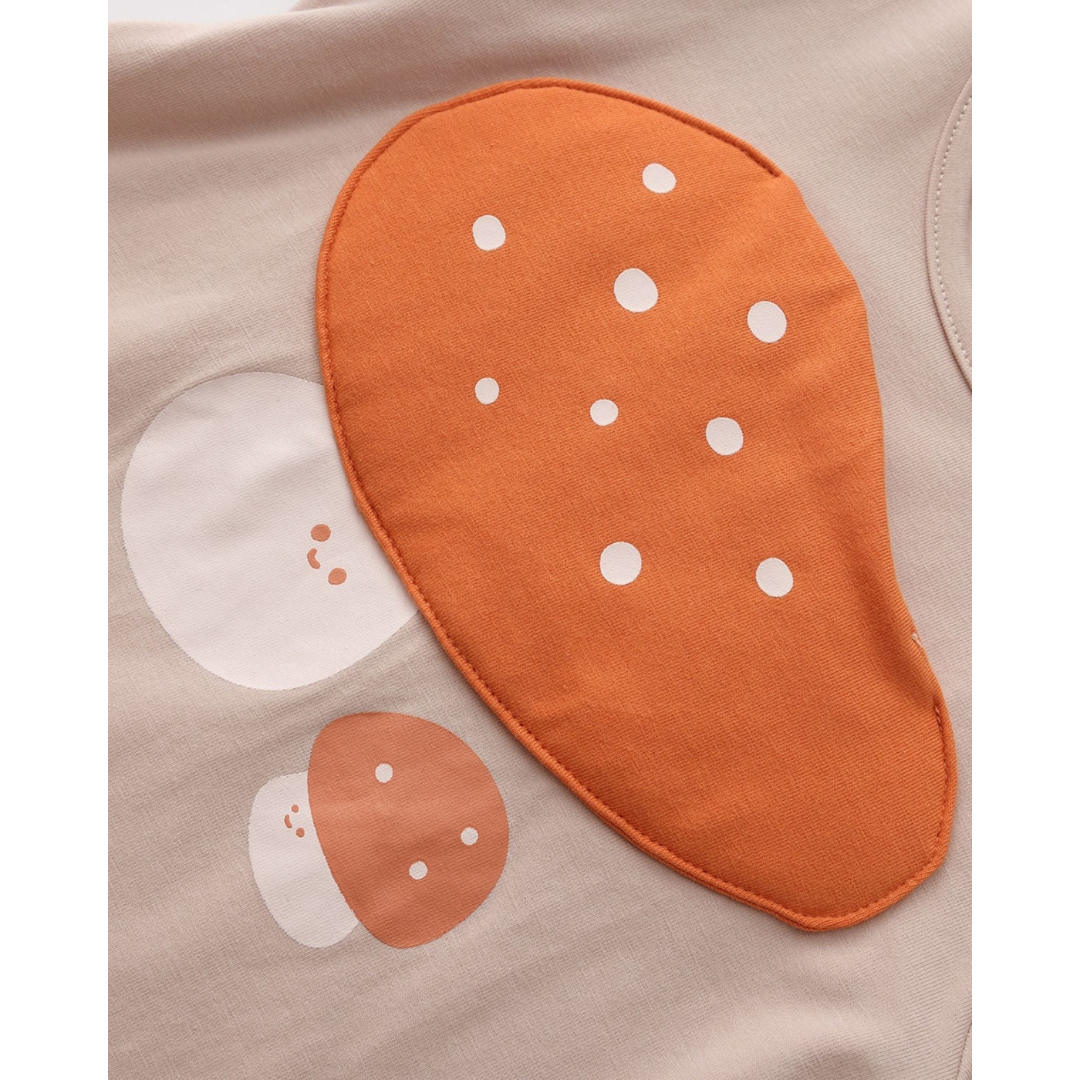 MAYNAMI株式会社が販売するmimimonoマシュルームベビーロンパース