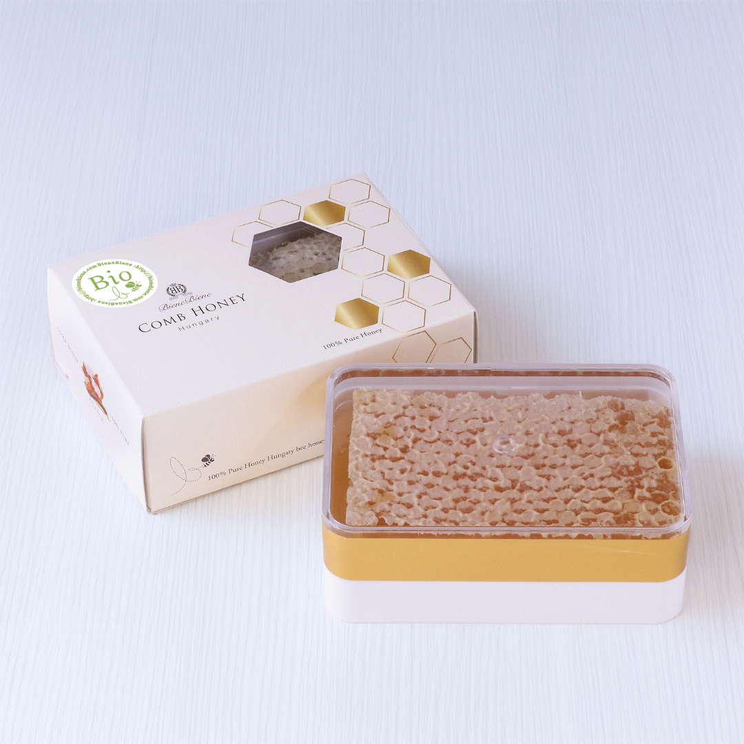 株式会社エイ・ダヴリュー・エイが販売する巣はちみつ オーガニック アカシアコムハニー  化粧箱入り 200g