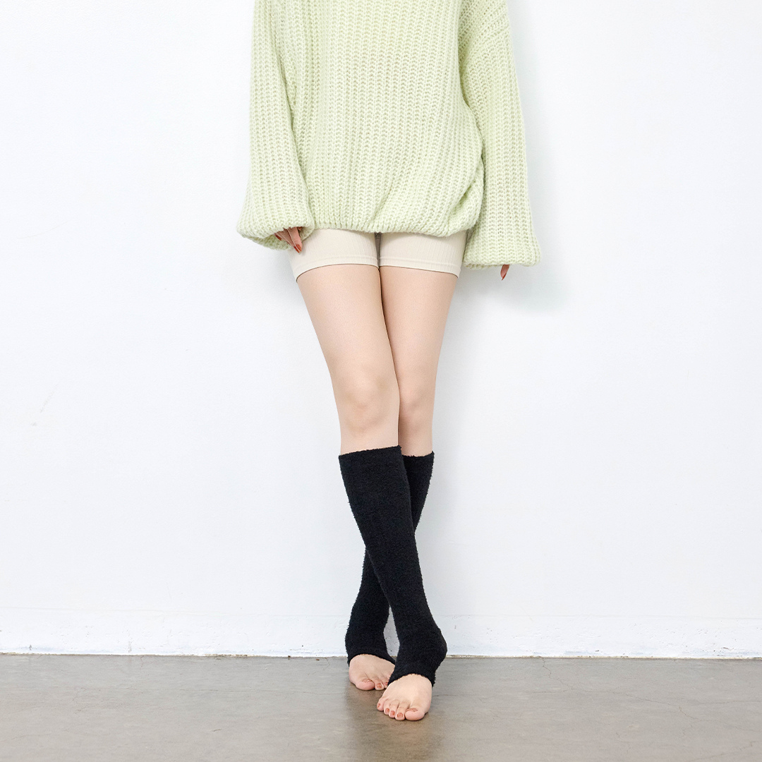 株式会社YB-LAB.が販売するふわりぃスリム かかと保湿ソックス（ブラック）