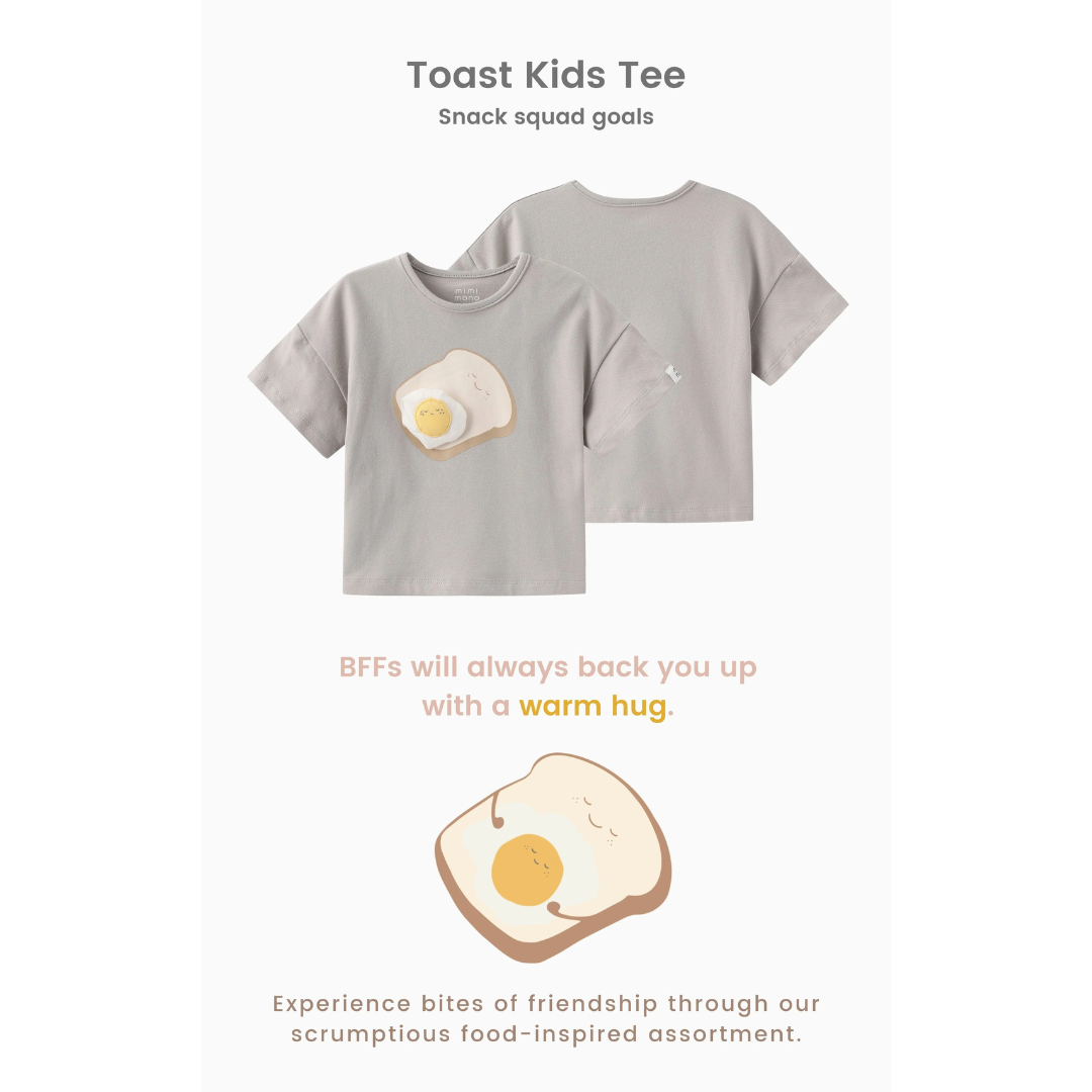 MAYNAMI株式会社が販売するmimimono トーストキッズTシャツ （90〜150サイズ）