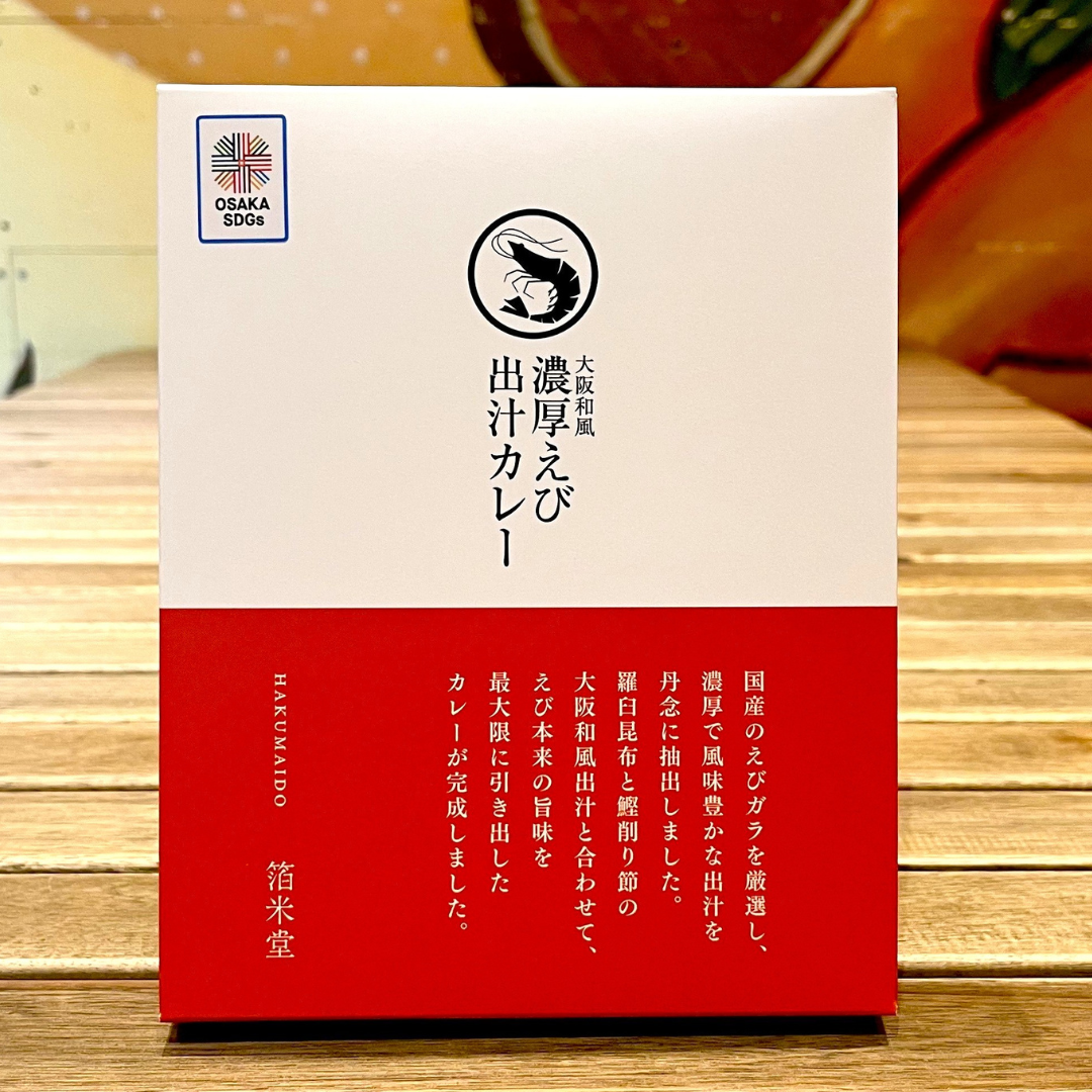 株式会社ジパングフードリレーションズが販売する大阪和風濃厚えび出汁カレー