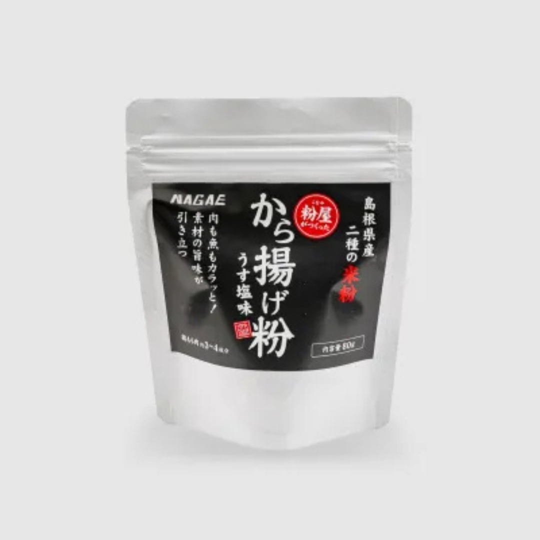 株式会社永江製粉が販売する粉屋がつくったから揚げ粉うす塩味