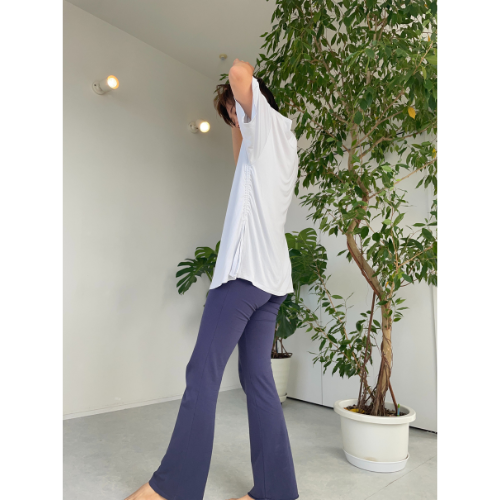 オーガニックセミフレアパンツ　全3種