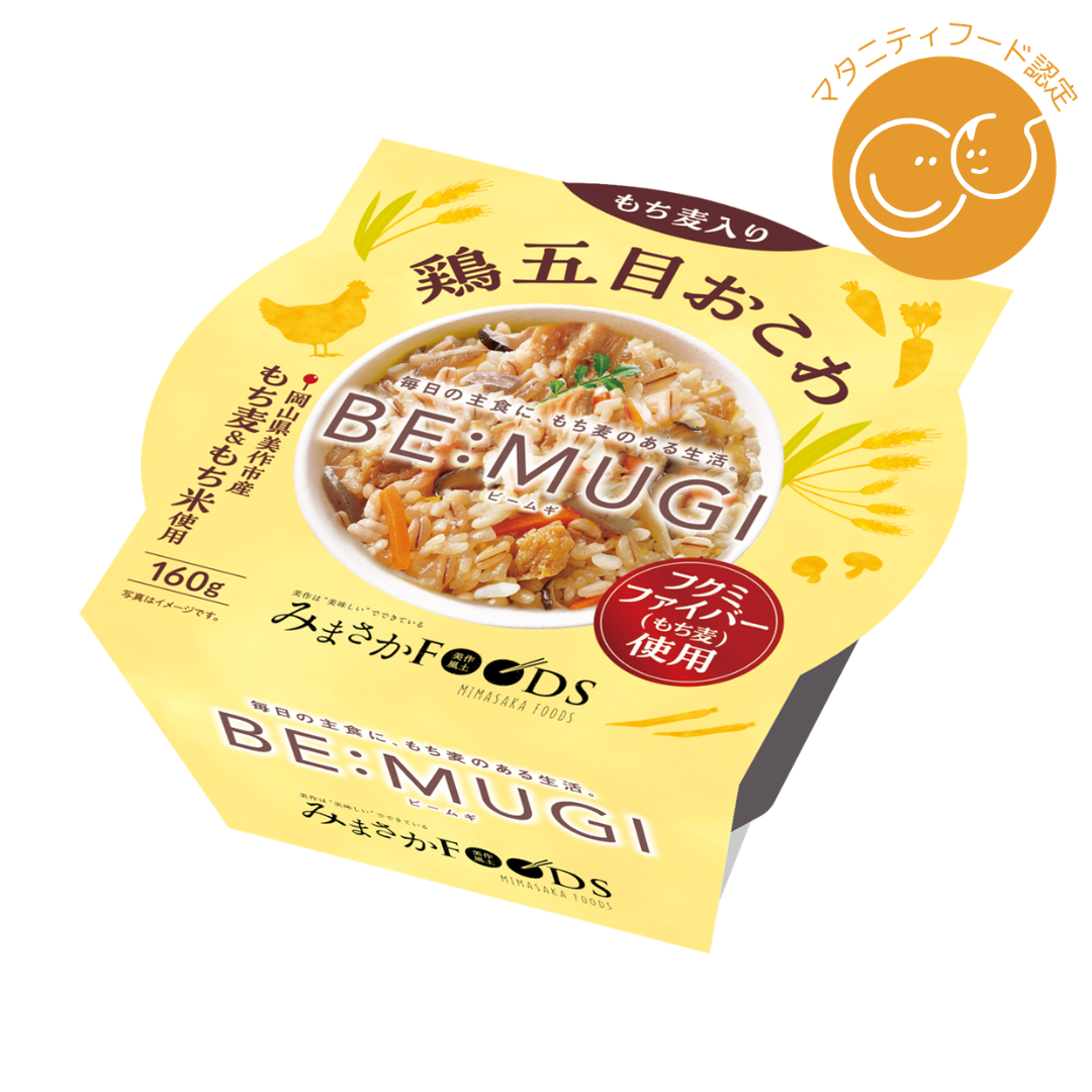 株式会社みまさかフードが販売するBE:MUGI鶏五目おこわ