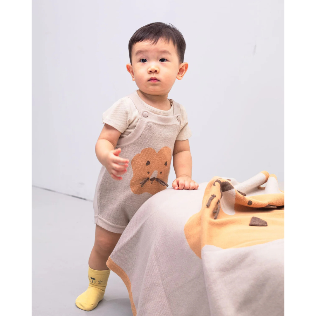 MAYNAMI株式会社が販売するライオンニットブランケット　