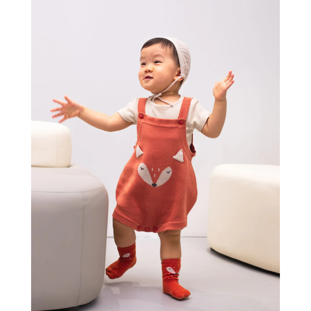 MAYNAMI株式会社が販売するフォックスニットベビーロンパー