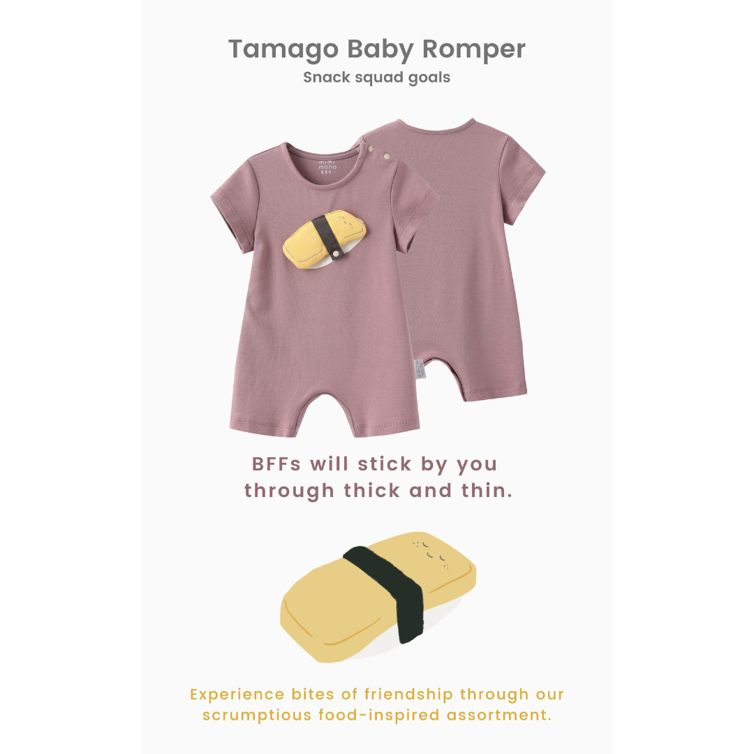 MAYNAMI株式会社が販売するmimimono たまごベビーロンパース