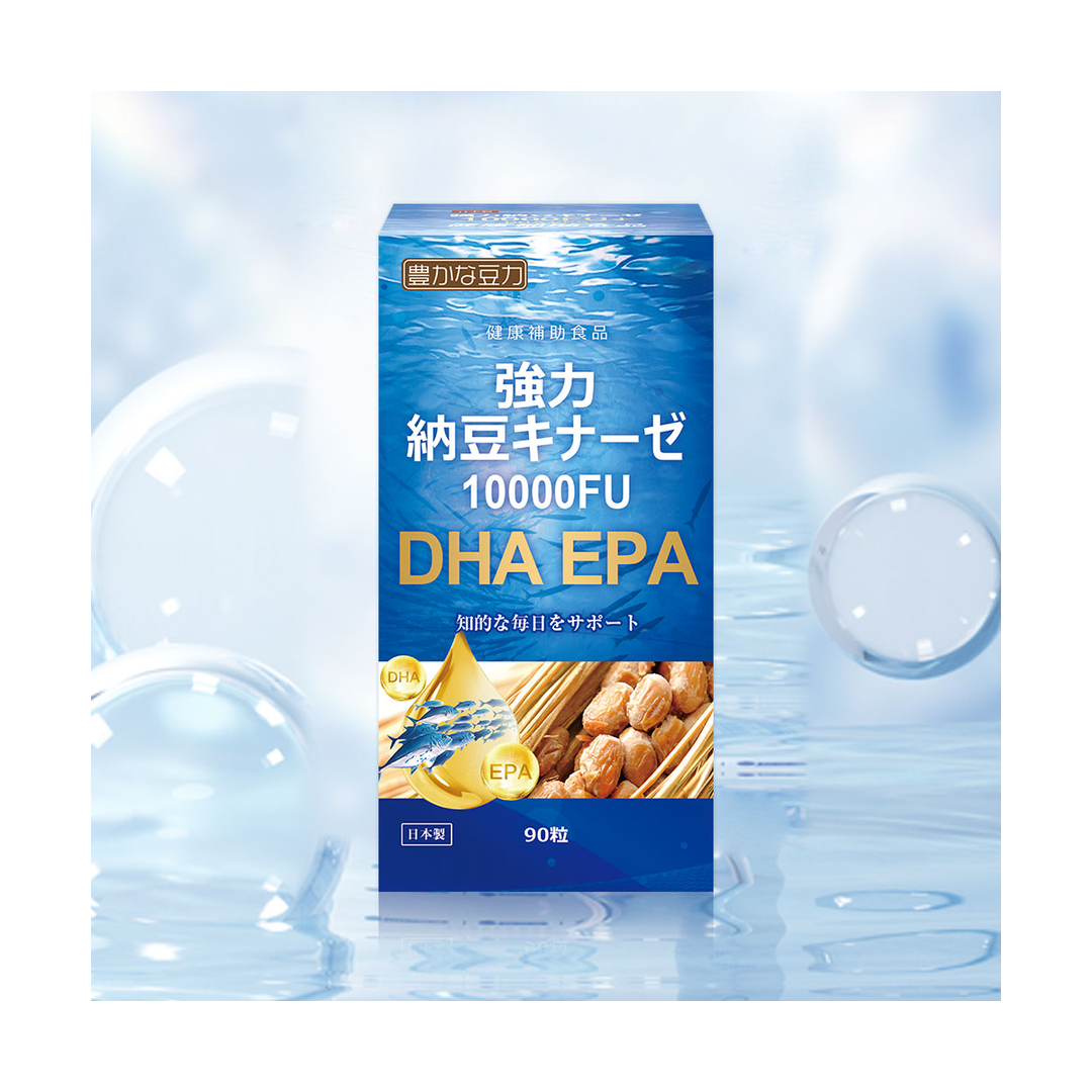 博一総合健康研究所株式が販売する强力纳豆キナーゼ10000FU＋DHA・EPA