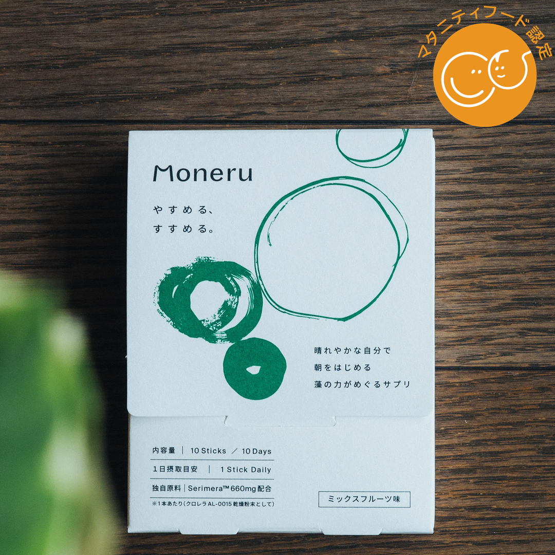 株式会社アルガルバイオが販売する藻サプリMoneru〈スティック〉ミックスフルーツ味